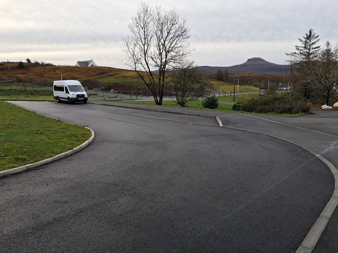 Access road complete as Dunvegan masterplan takes shape