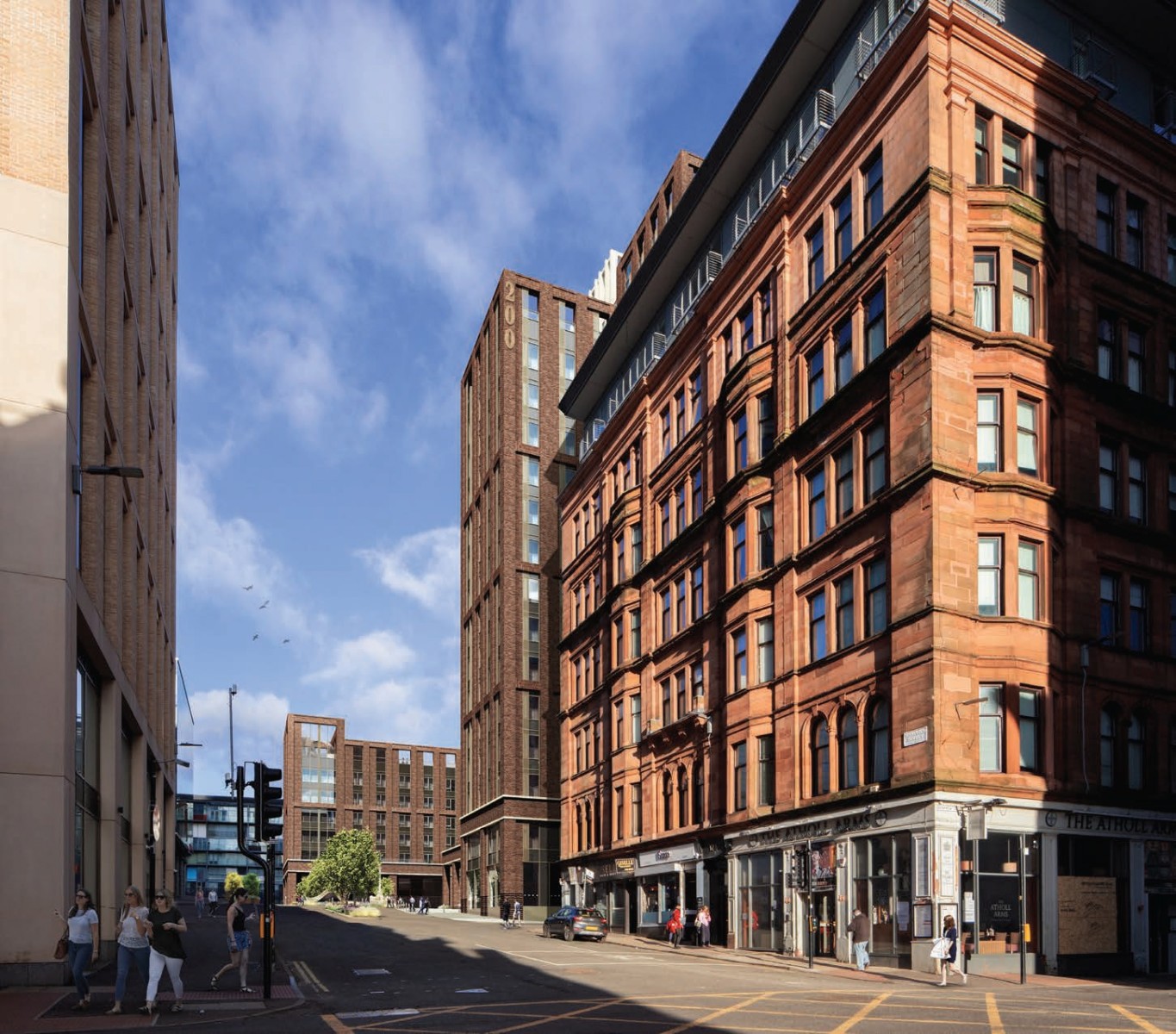Plans lodged for mixed-use residential towers on Glasgow's northern edge