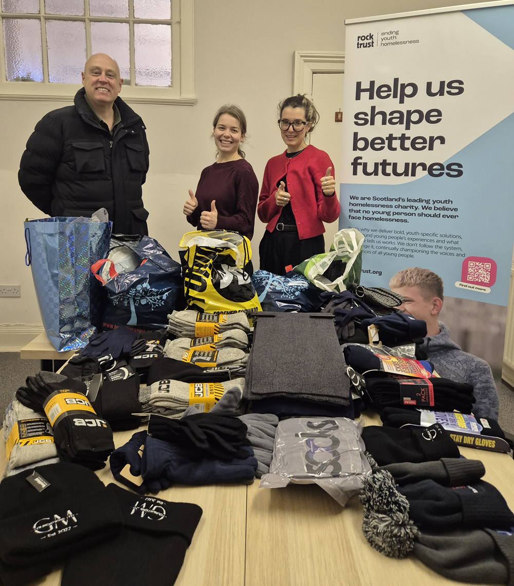 Taylor Wimpey donates winter essentials to homeless people in Glasgow