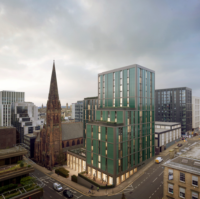 Time-lapse video charts progress of Glasgow student apartments
