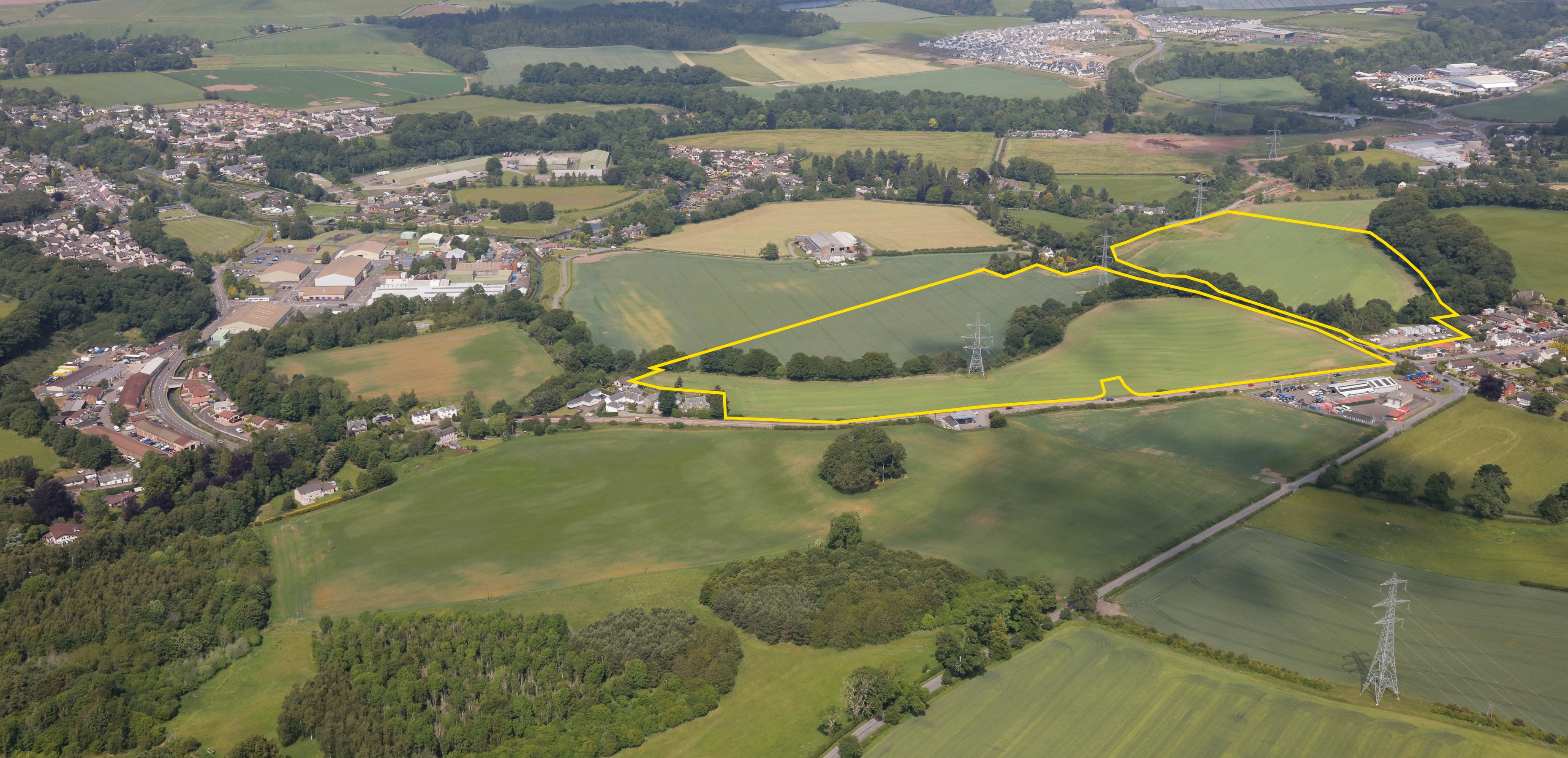 Land for 345 new homes at Almond Valley hits market