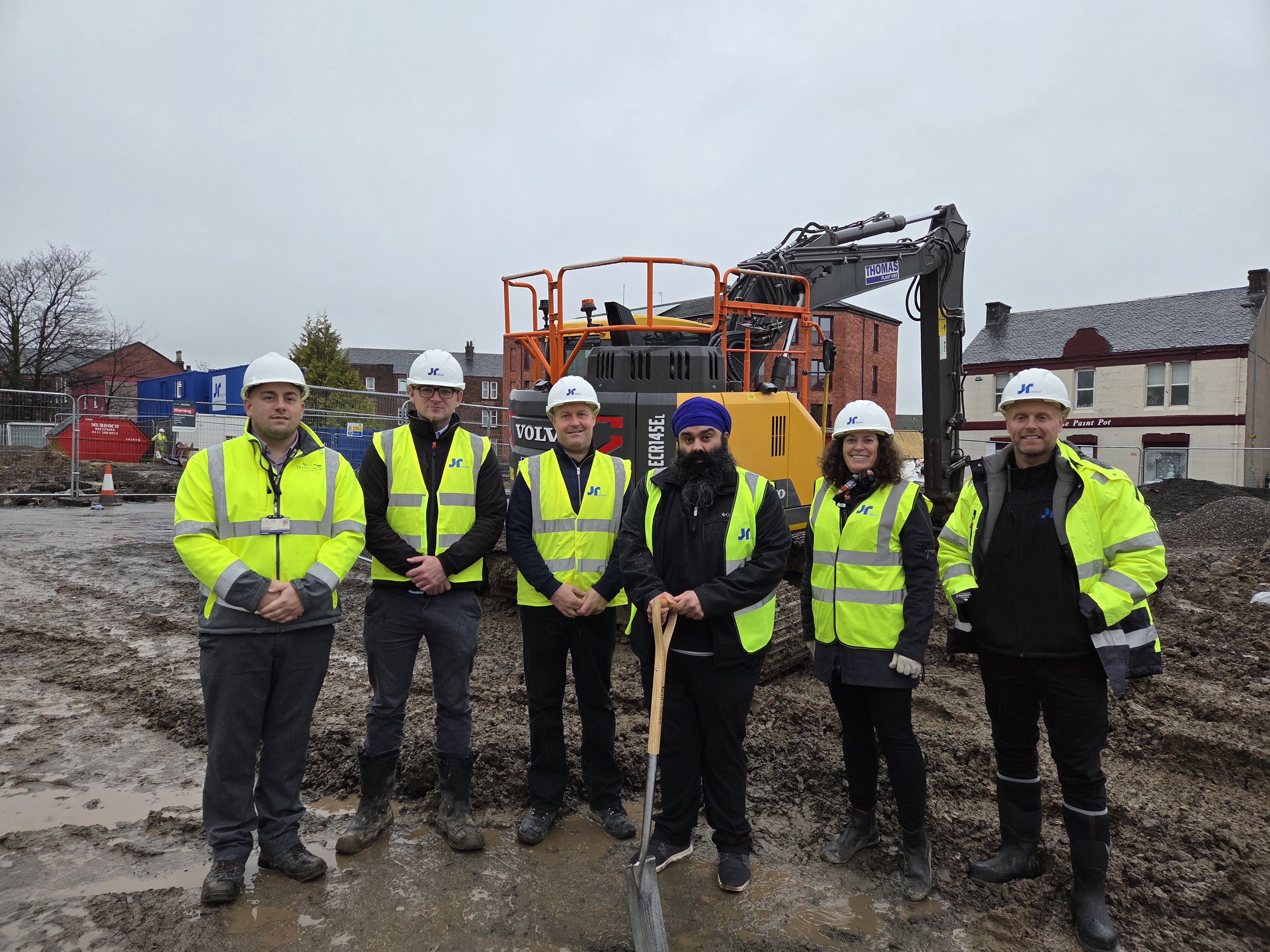 Ceremony marks start of work on new Alexandria sheltered housing