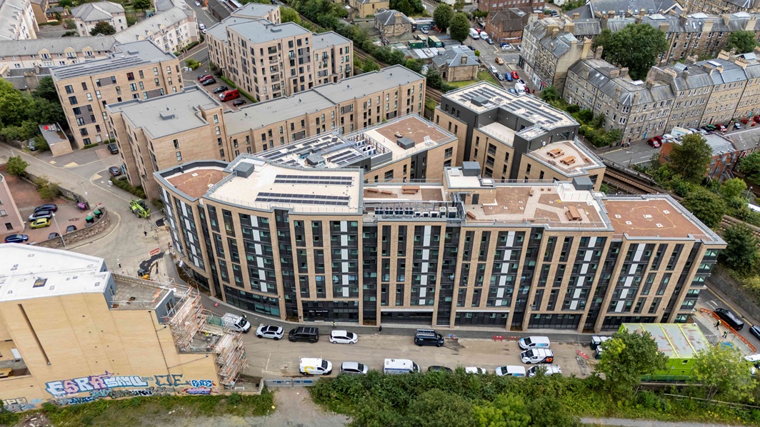 Student-led mixed-use development completed in Edinburgh
