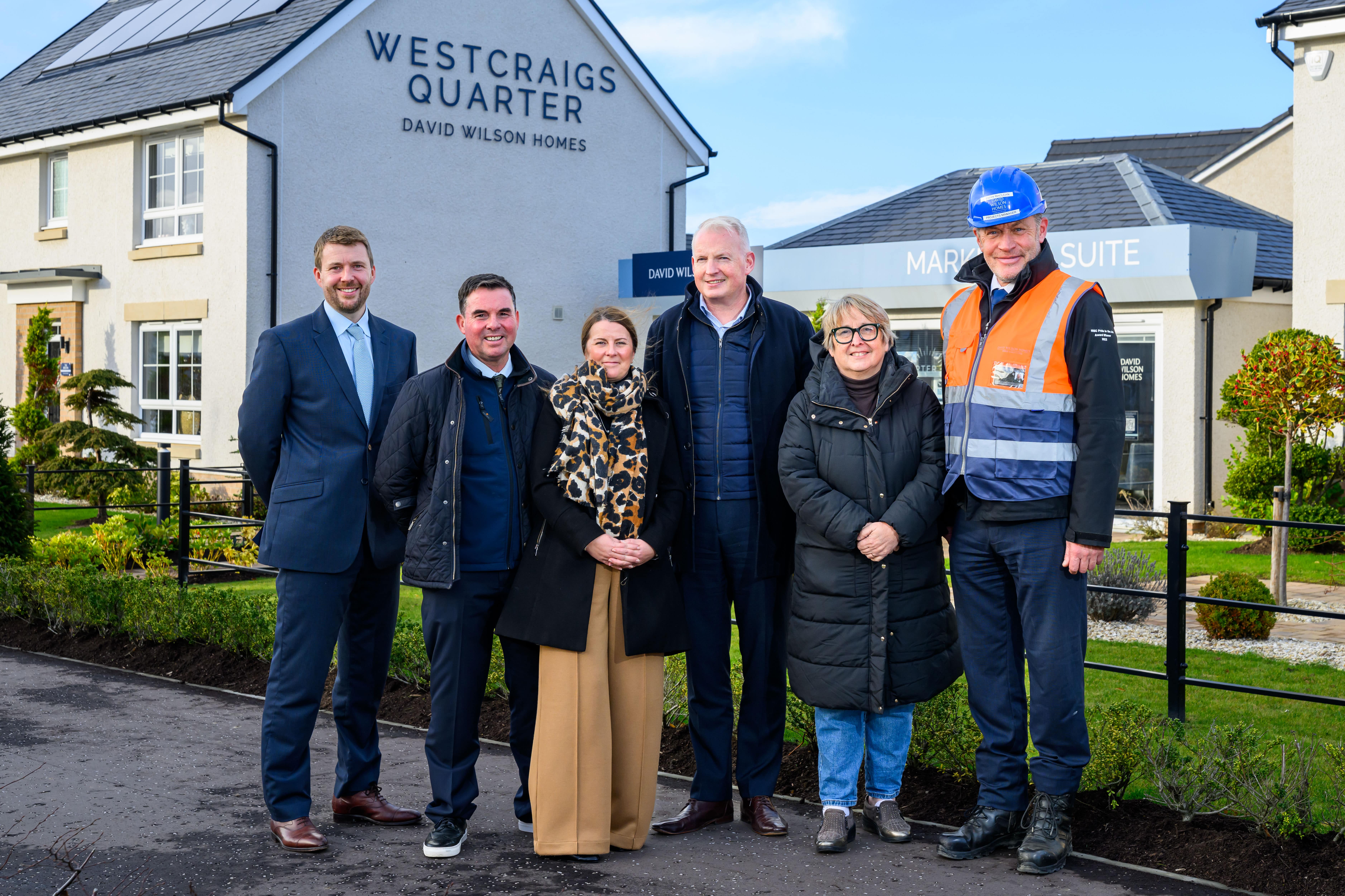 Edinburgh MP visits housing development to celebrate award-winning project manager