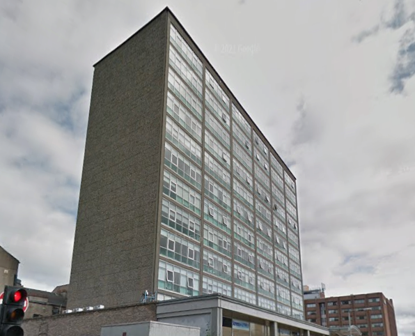 Flats plan for Glasgow city centre office tower