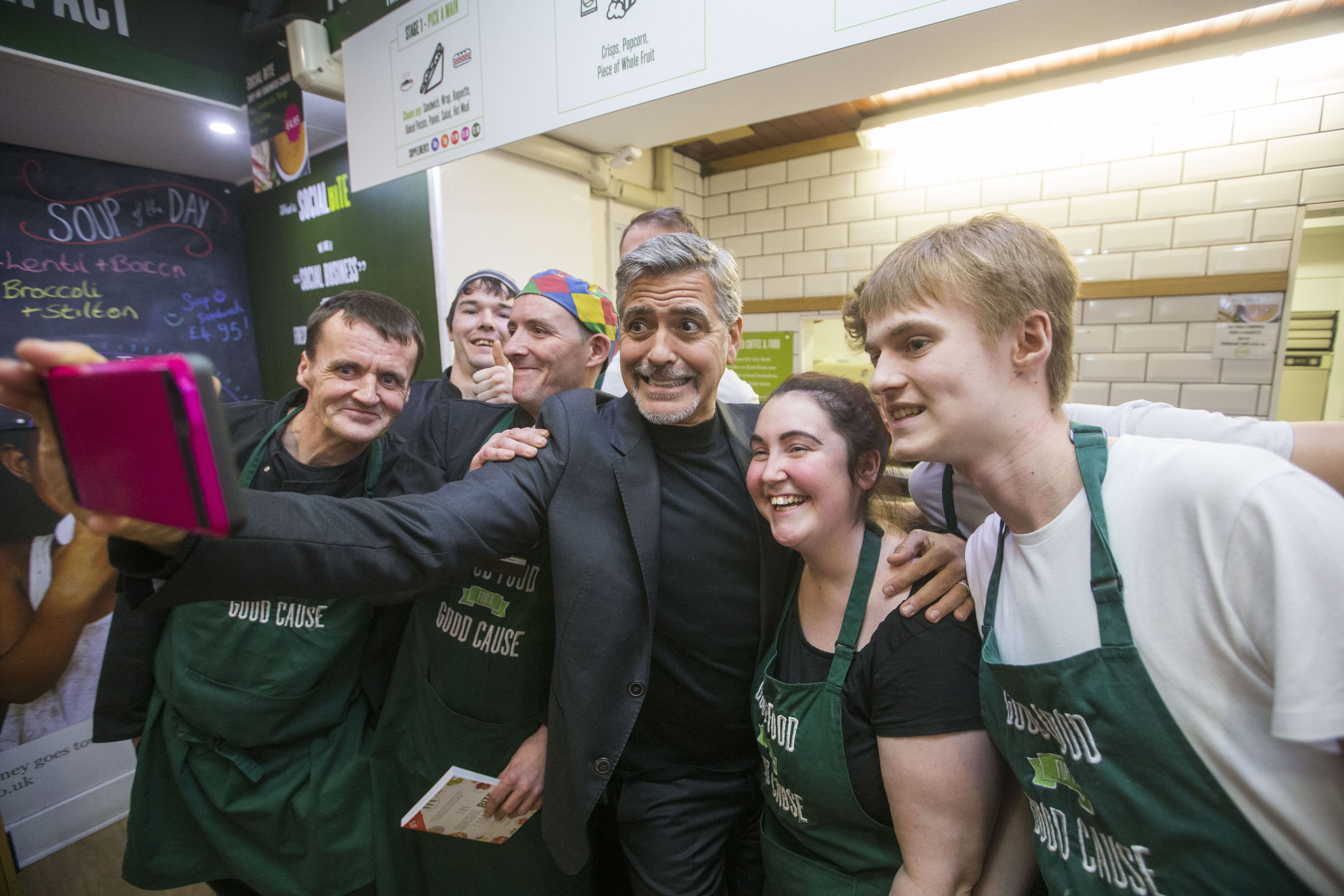 George Clooney returns to Edinburgh for Social Bite fundraiser