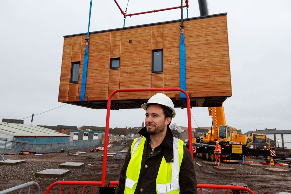 First nest houses land at South Lanarkshire homelessness village