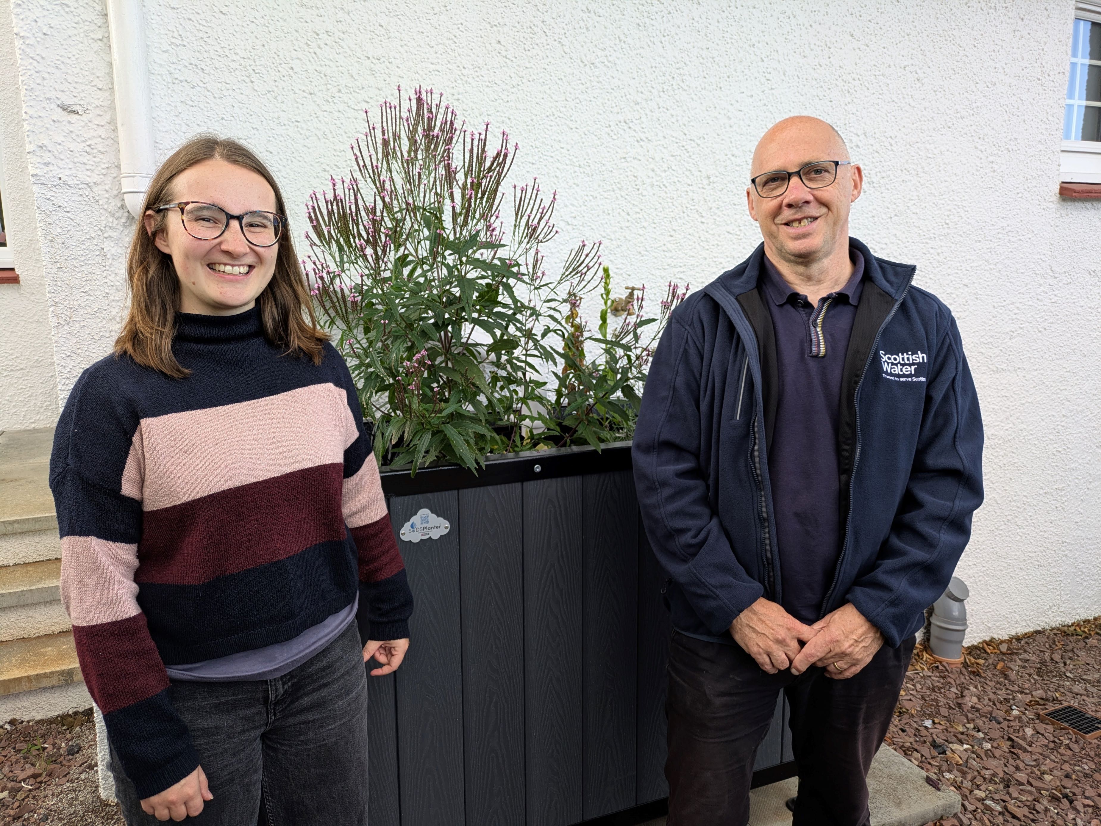 Craigleith residents help capture rainwater in Scottish Water flooding project