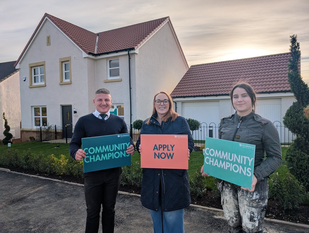 Homebuilder on the hunt for good causes in Clackmannanshire