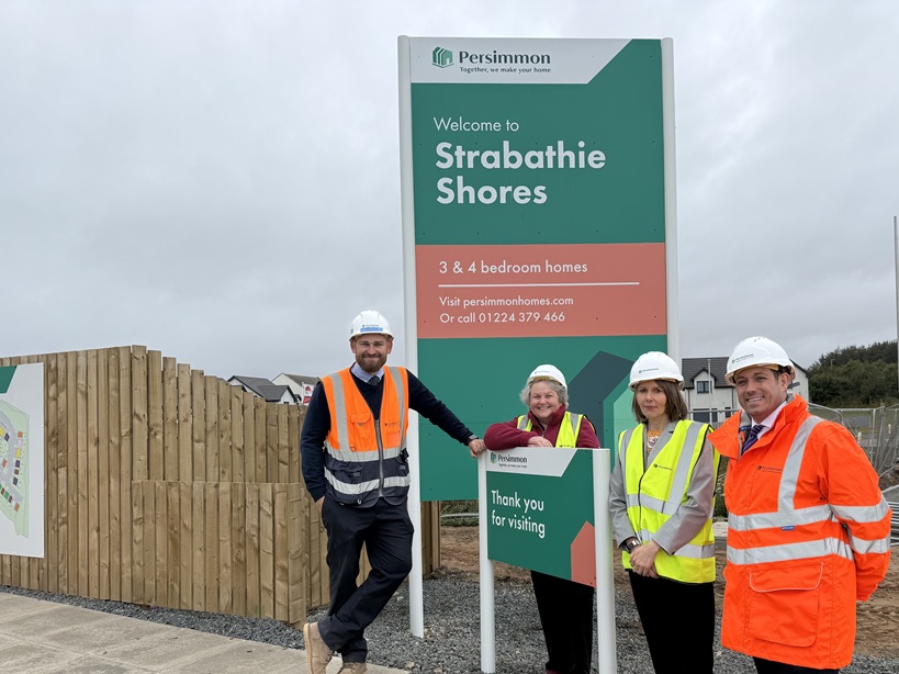 Councillors visit new housing development in Blackdog