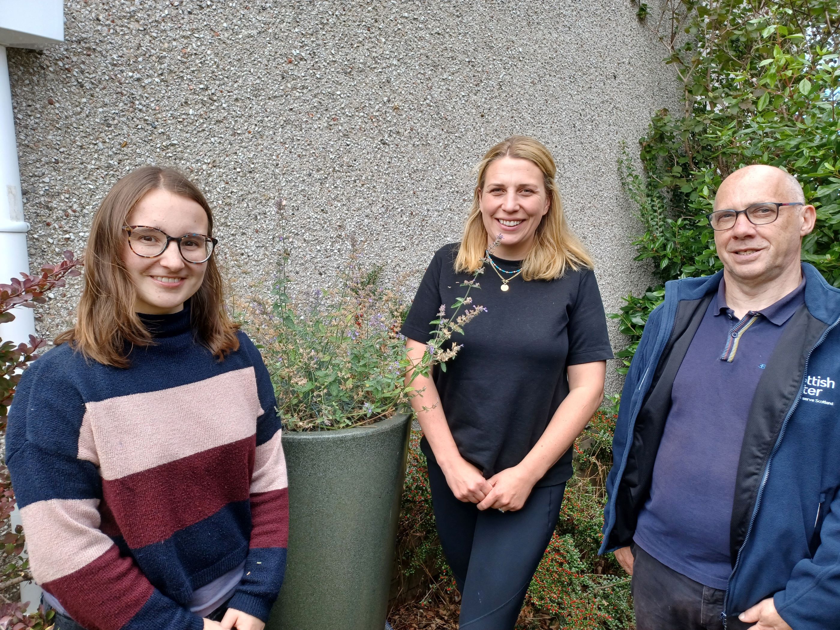 Craigleith residents help capture rainwater in Scottish Water flooding project