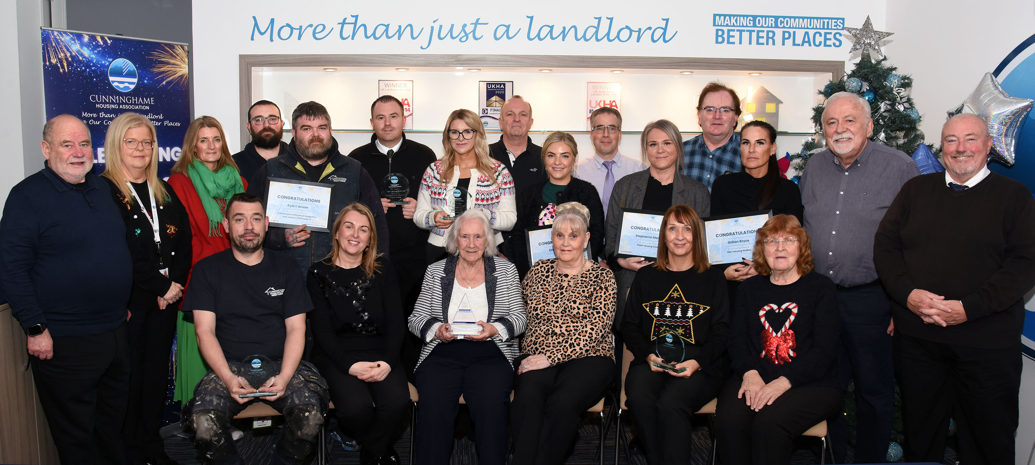 Cunninghame Housing Association celebrates staff service and achievements