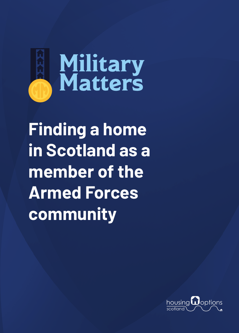 Housing Options Scotland updates one-stop shop for Armed Forces support