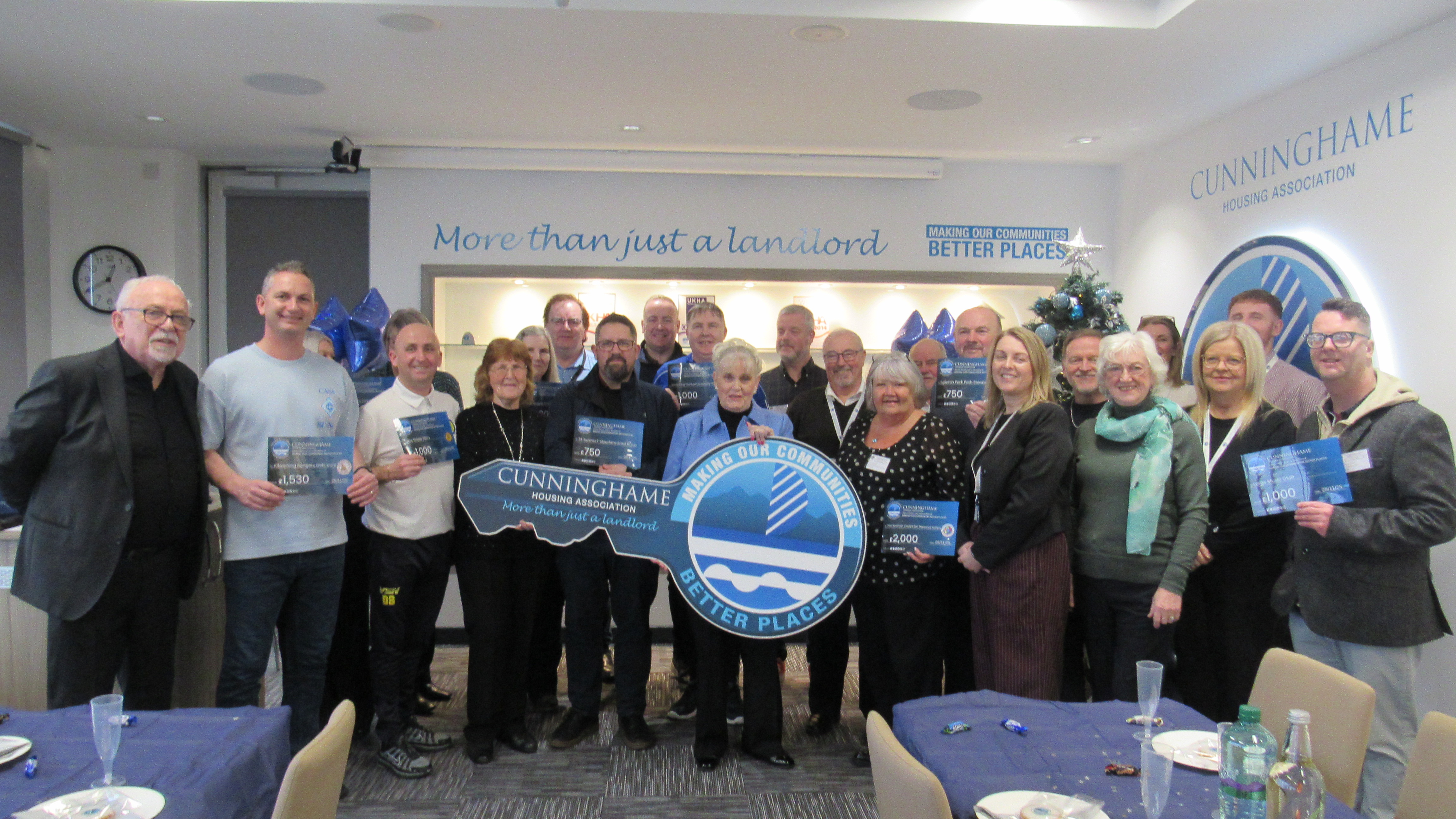 Cunninghame awards over £15,000 funding to 18 local projects