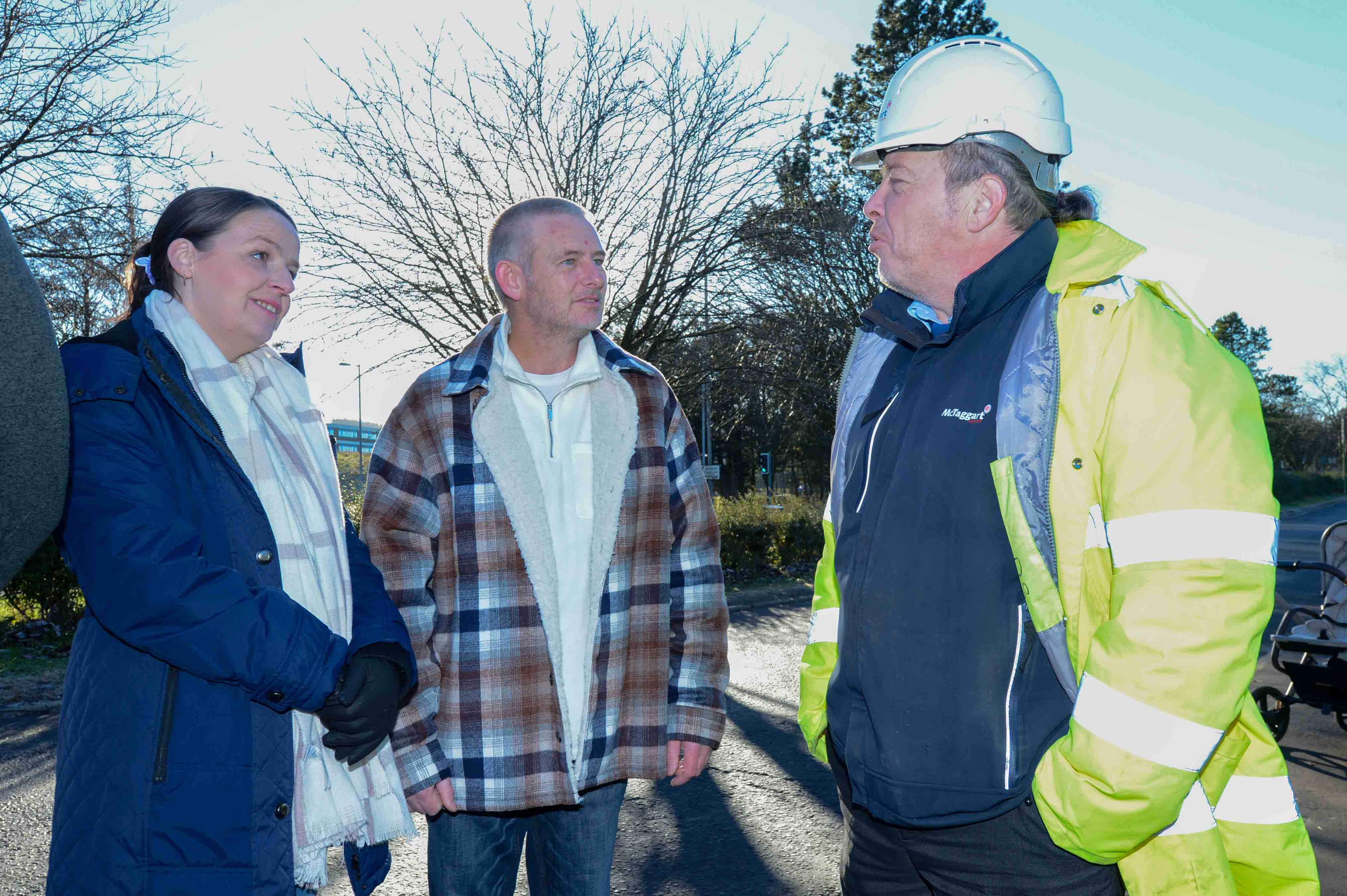 Residents tour new homes site in Johnstone