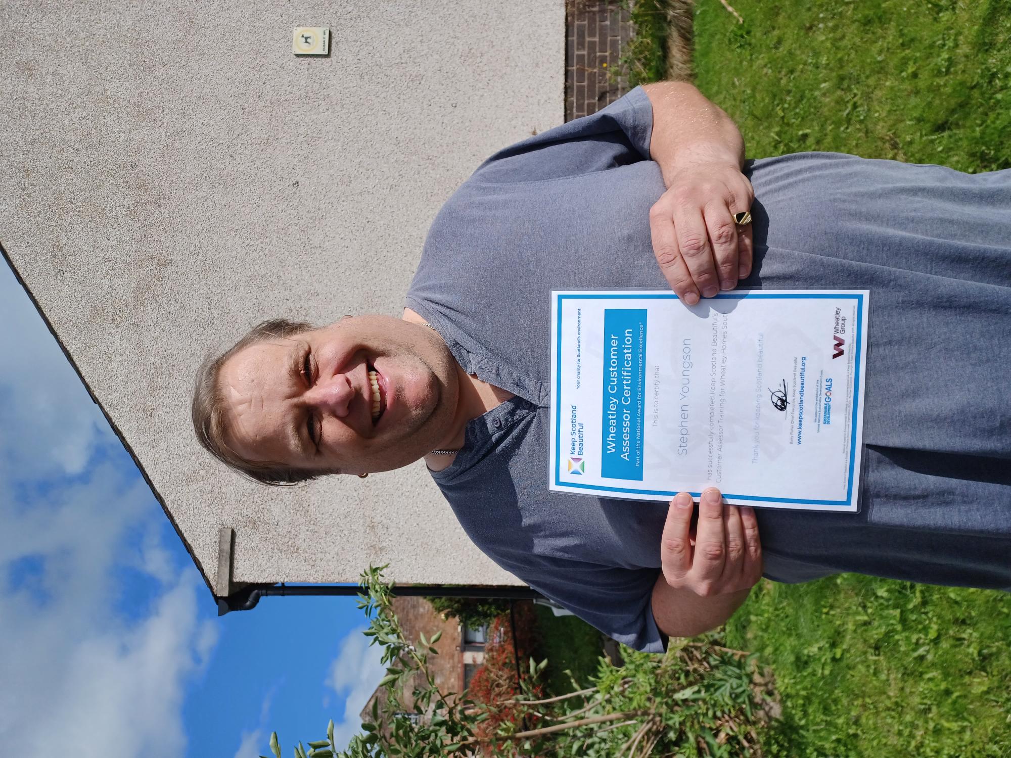 Wheatley residents recognised for keeping Dumfries and Galloway clean