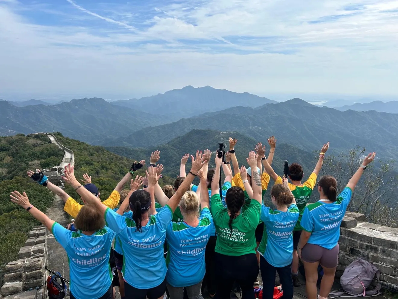 Charity Spotlight: Tartan Trailblazers raise over £44k for Childline by trekking the Great Wall of China