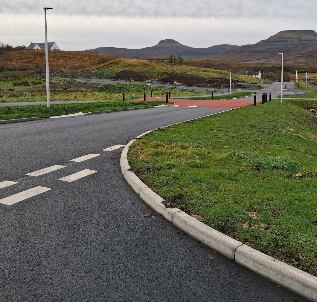 Access road complete as Dunvegan masterplan takes shape