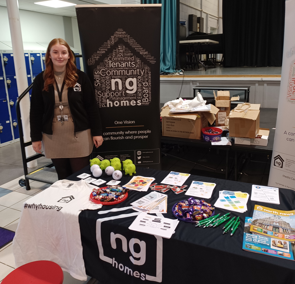 ng homes staff inspire students at careers carousel