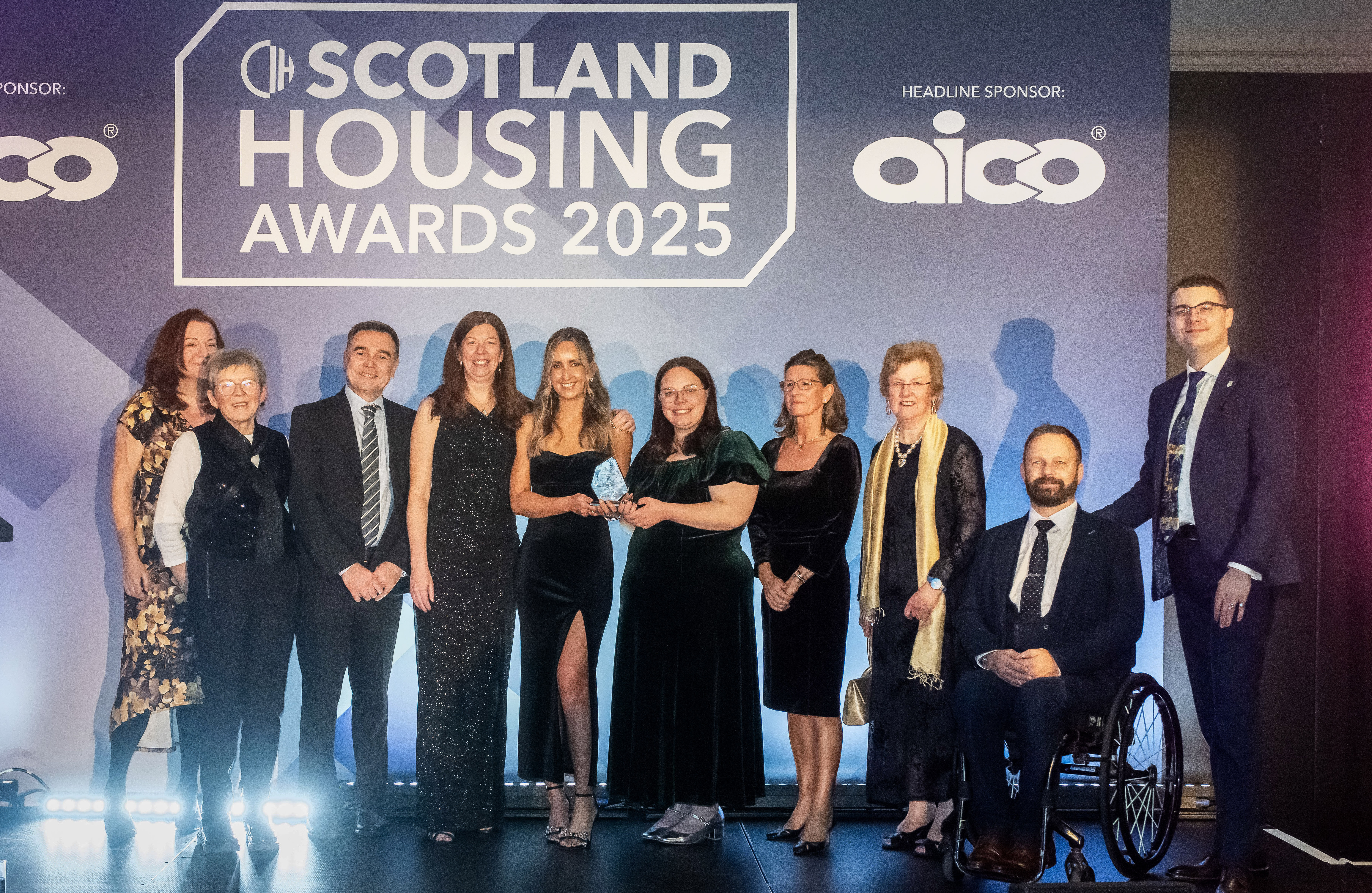 NHSGGC Housing Clinic celebrates national partnership award