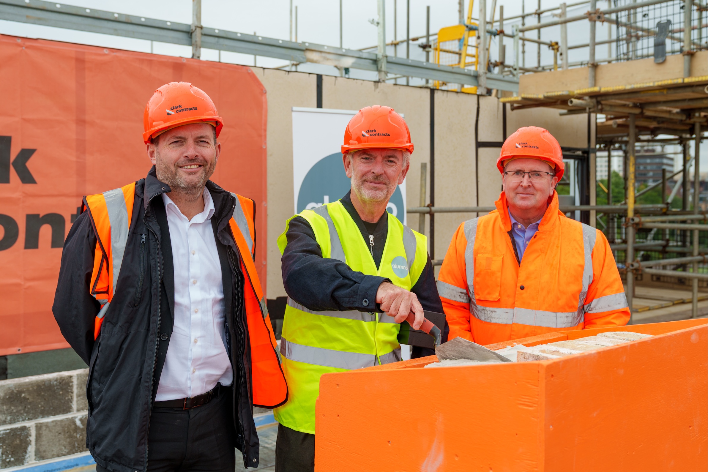 Alumno tops out 262-bed student residence in Glasgow