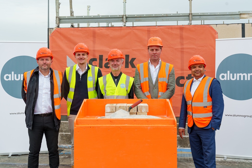 Alumno tops out 262-bed student residence in Glasgow