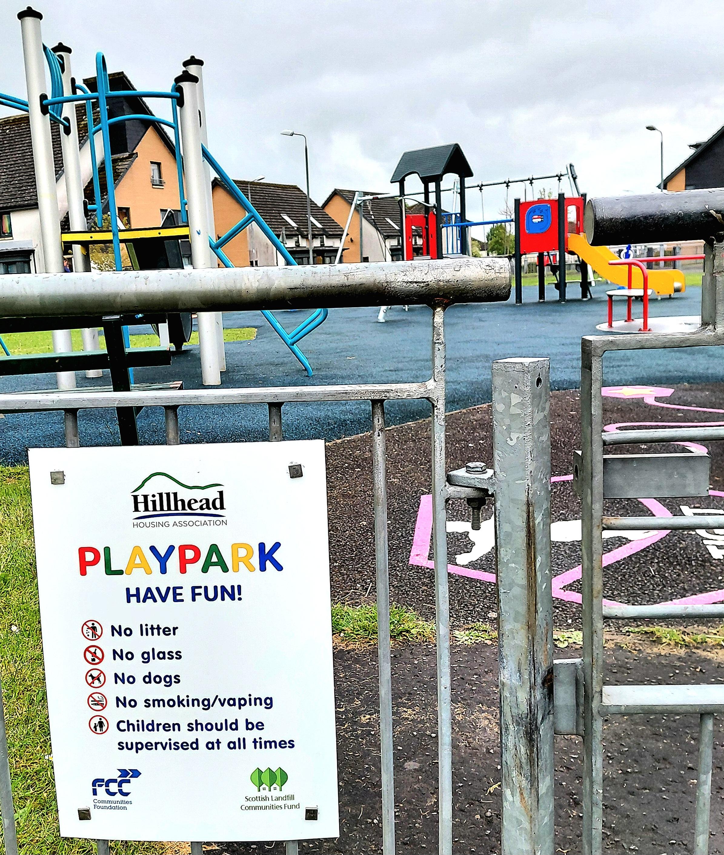 Hillhead playpark re-opens thanks to community funding