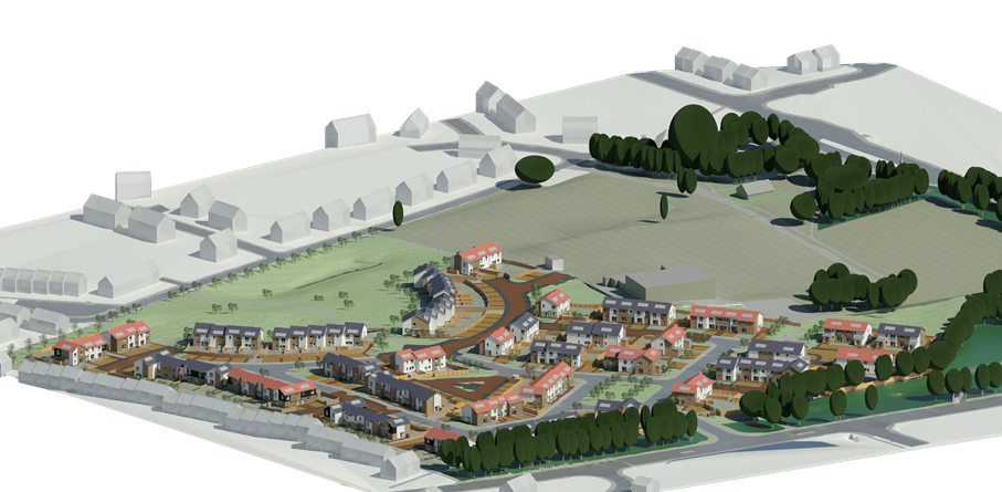 Works commence on Denny housing development