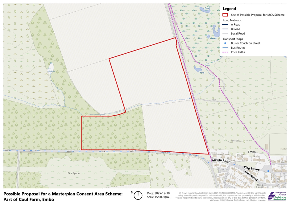 Community invited to have say on Masterplan Consent Area at Embo