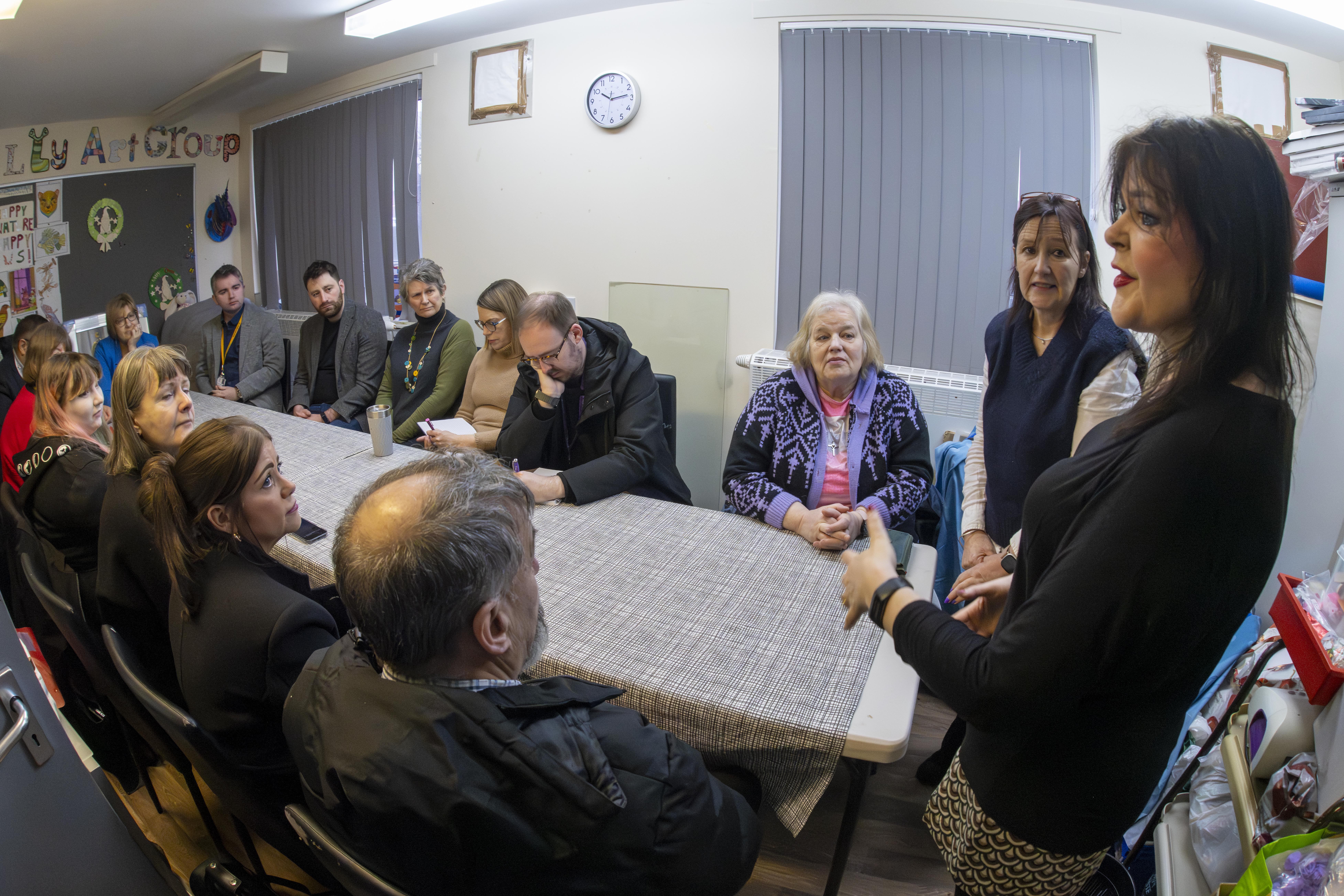 Aberdeen's anti-poverty and inequality committee visits Tillydrone community