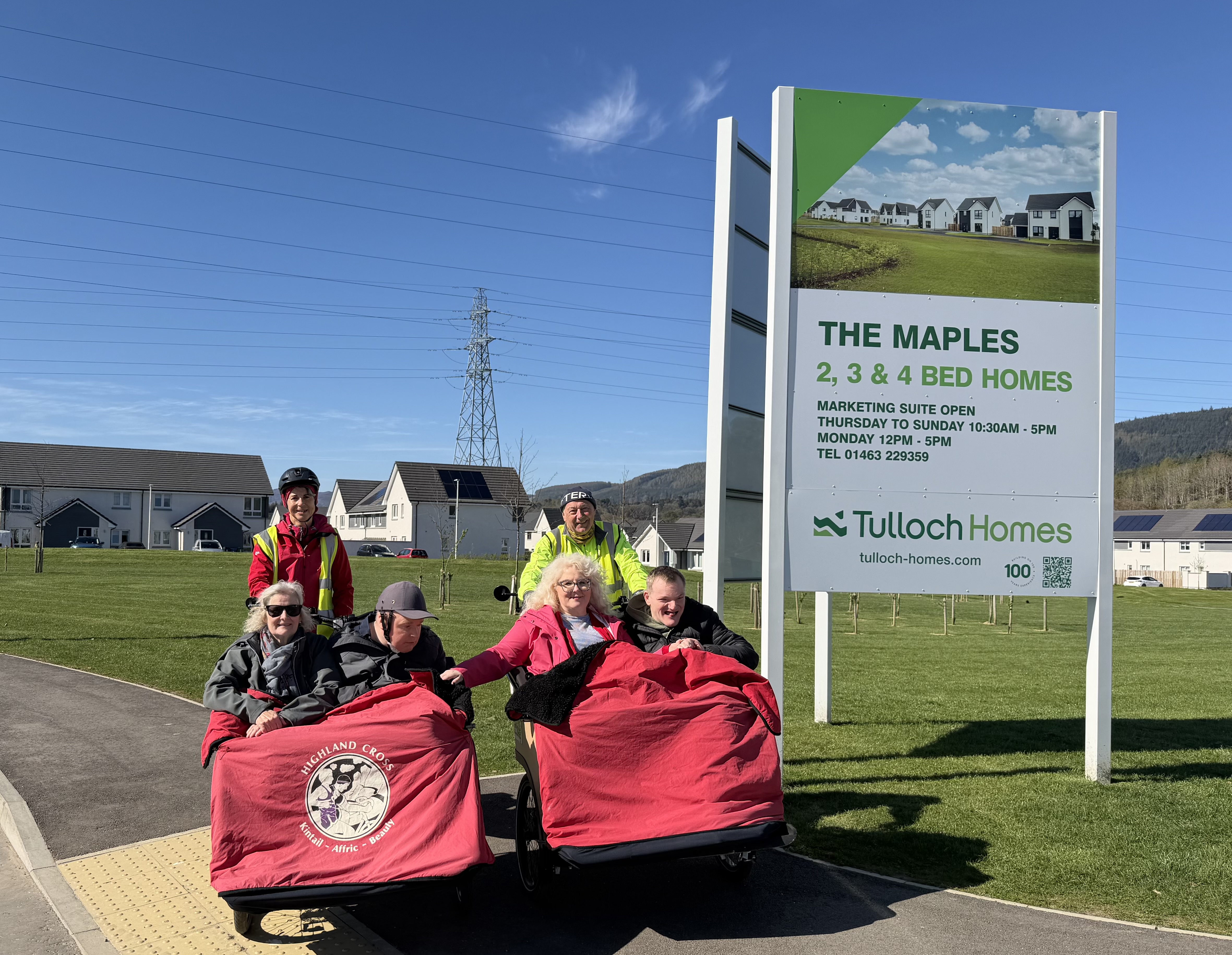 Tulloch Homes supports local charity with trike sponsorship