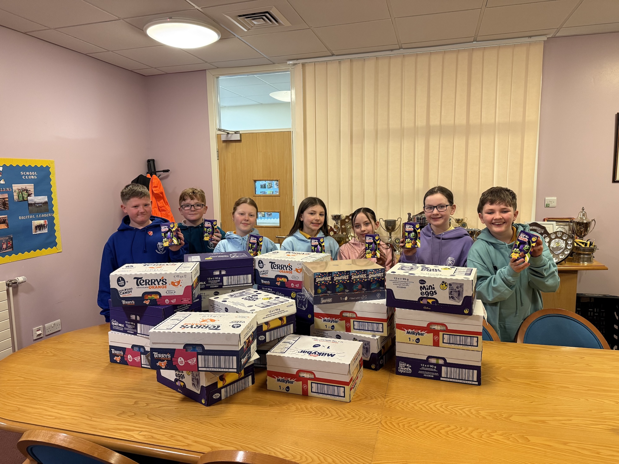 Beith Primary pupils set to enjoy Easter treats thanks to developer donation