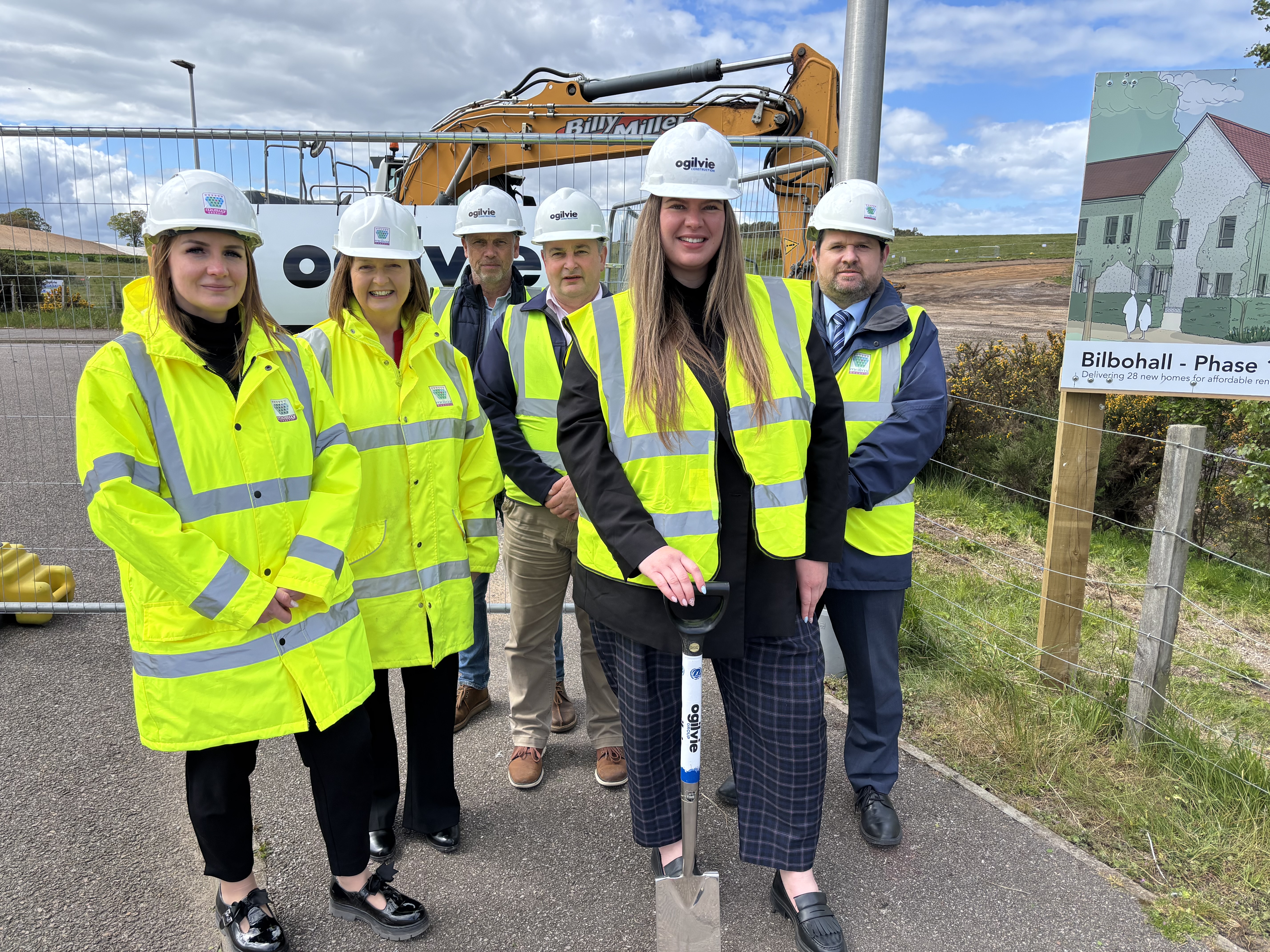 Work starts on Bilbohall affordable housing development