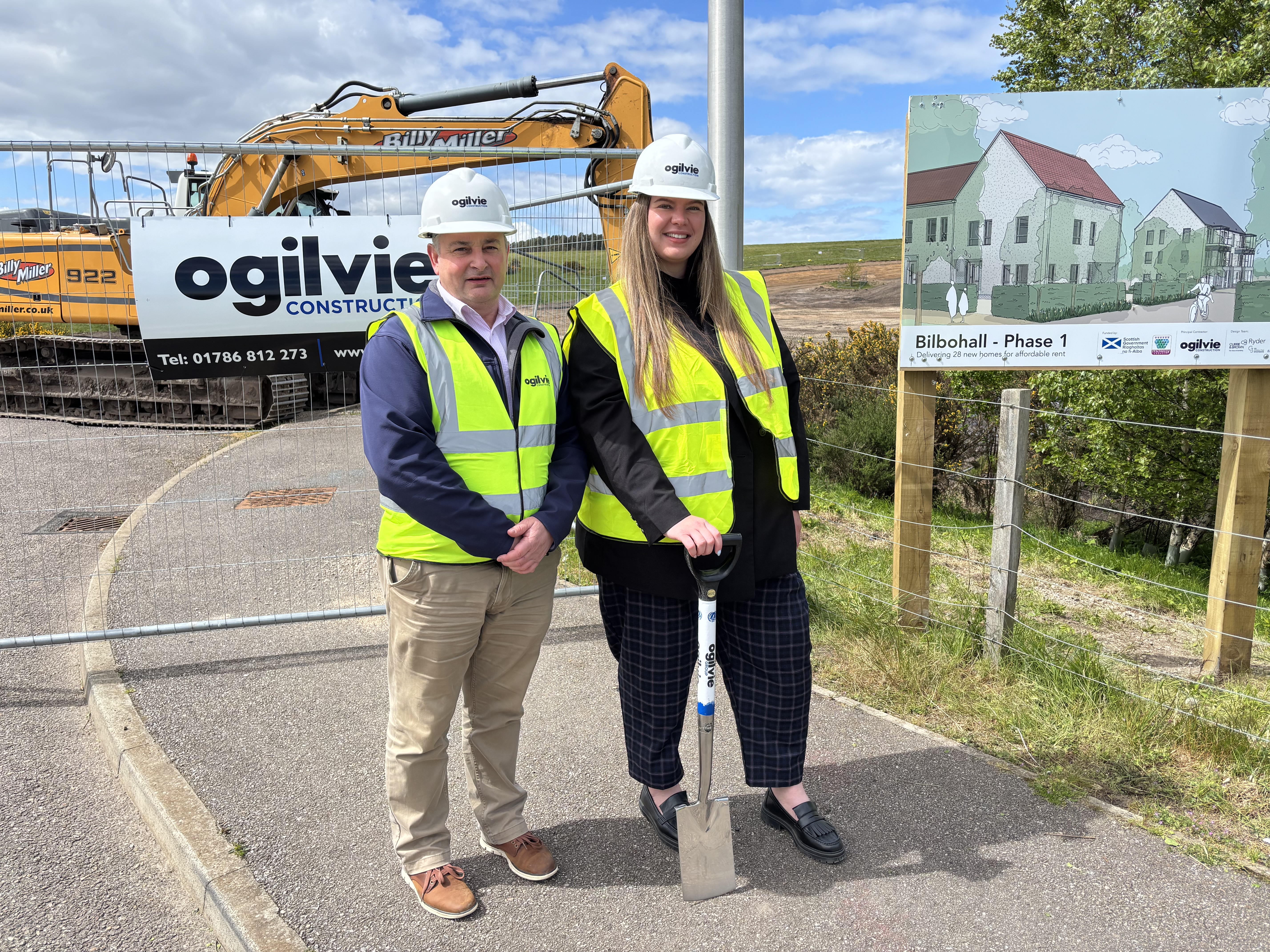 Work starts on Bilbohall affordable housing development