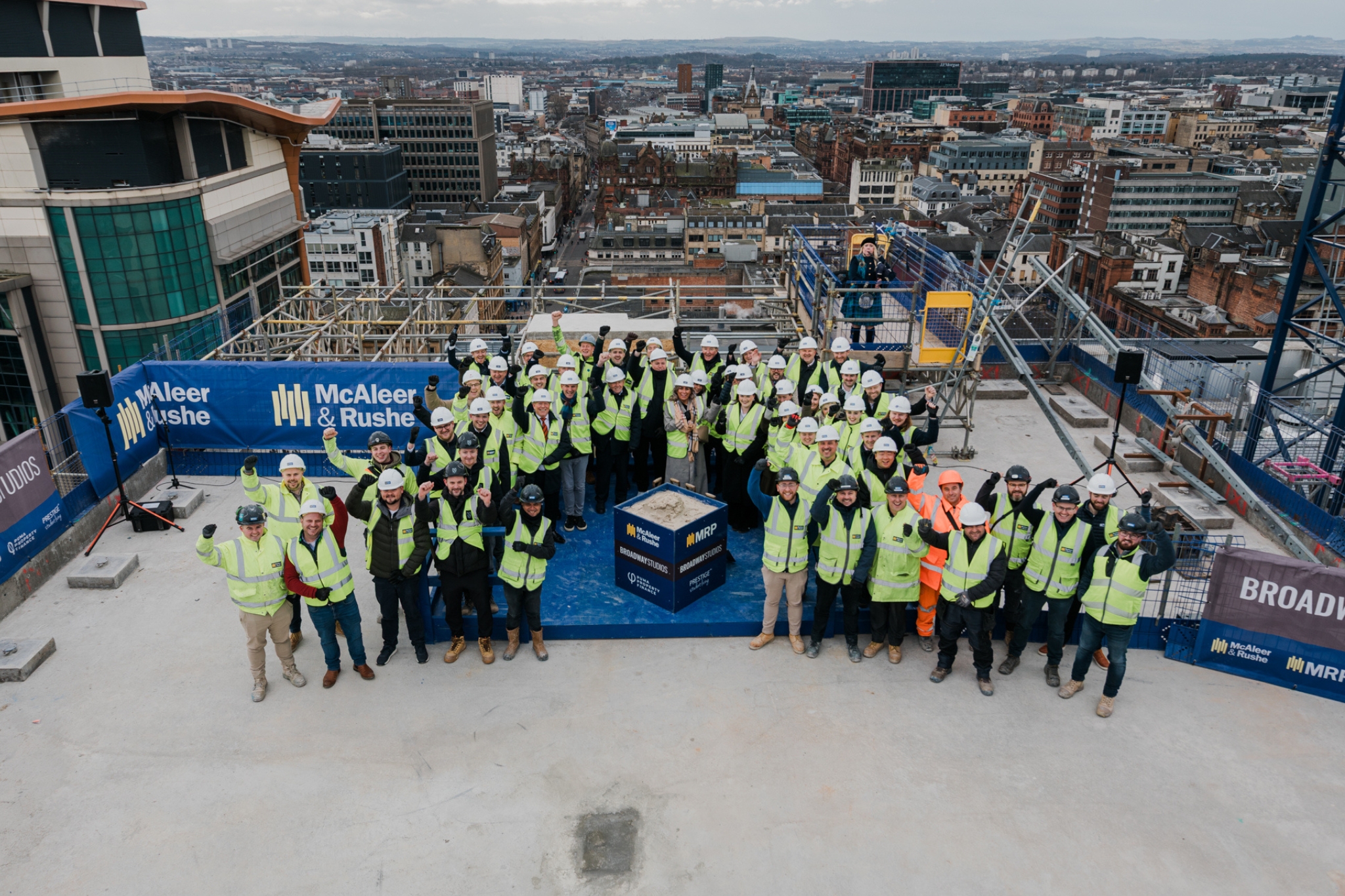 Topping out marked at 16-storey Glasgow PBSA
