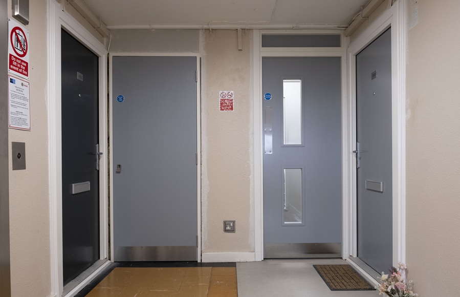 Multi-year fire door replacement programme completed for South Lanarkshire Council