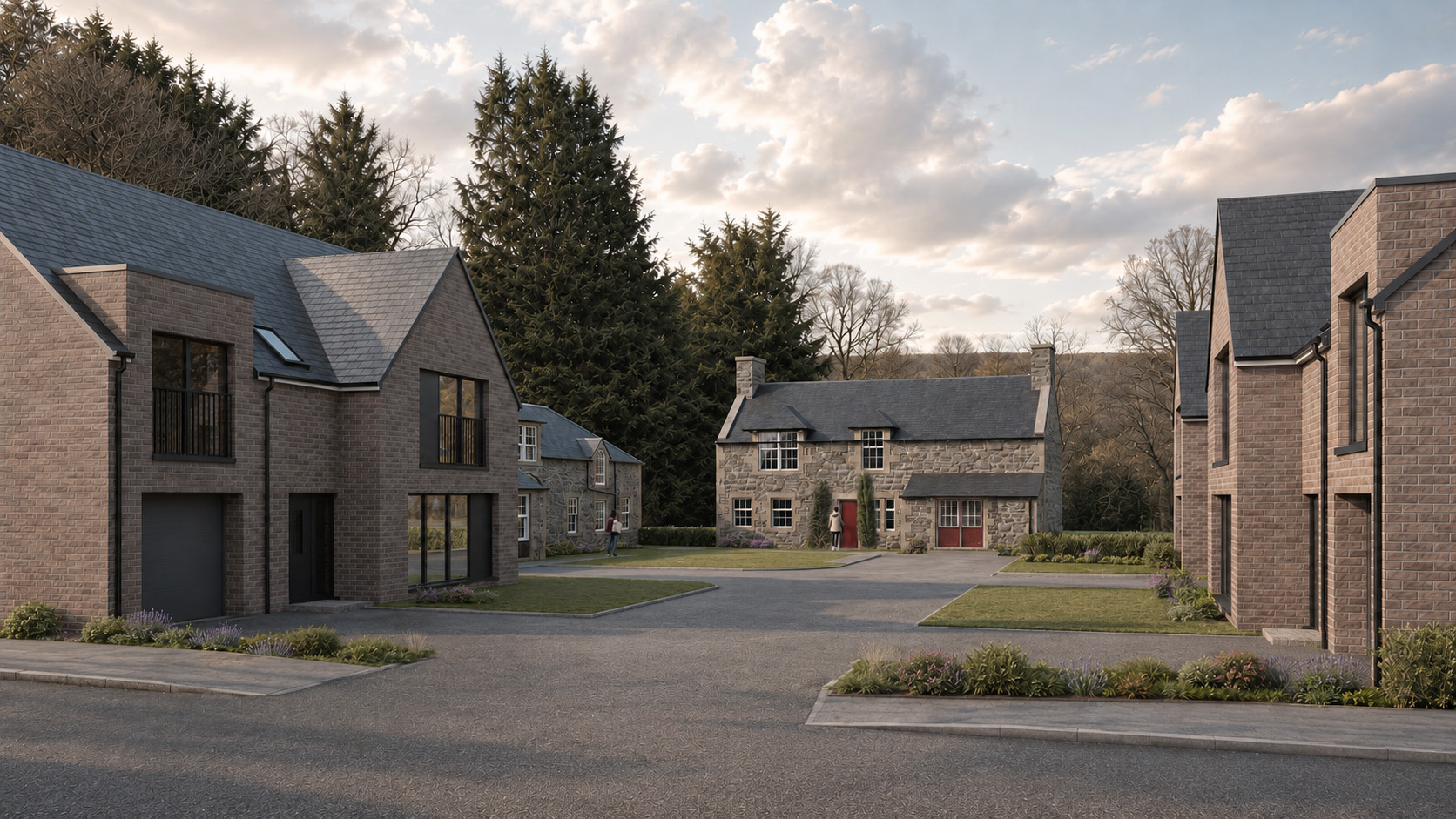 Plans submitted to redevelop Gattonside House and deliver more than 30 homes