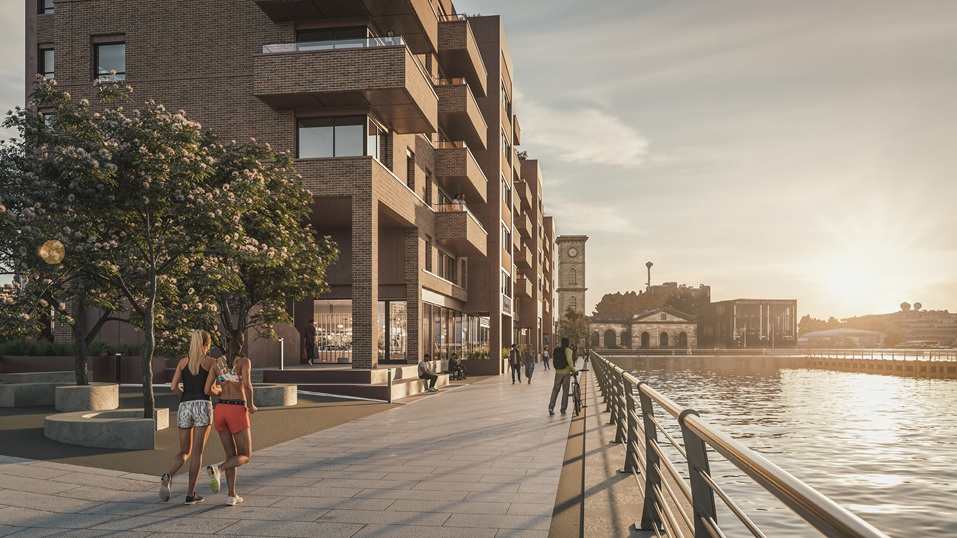 European-inspired waterfront homes proposed for Glasgow Waters