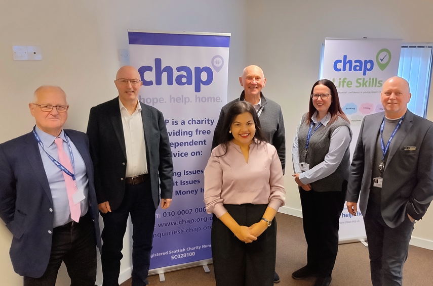 Minister visits CHAP to hear about challenges facing Ayrshire communities