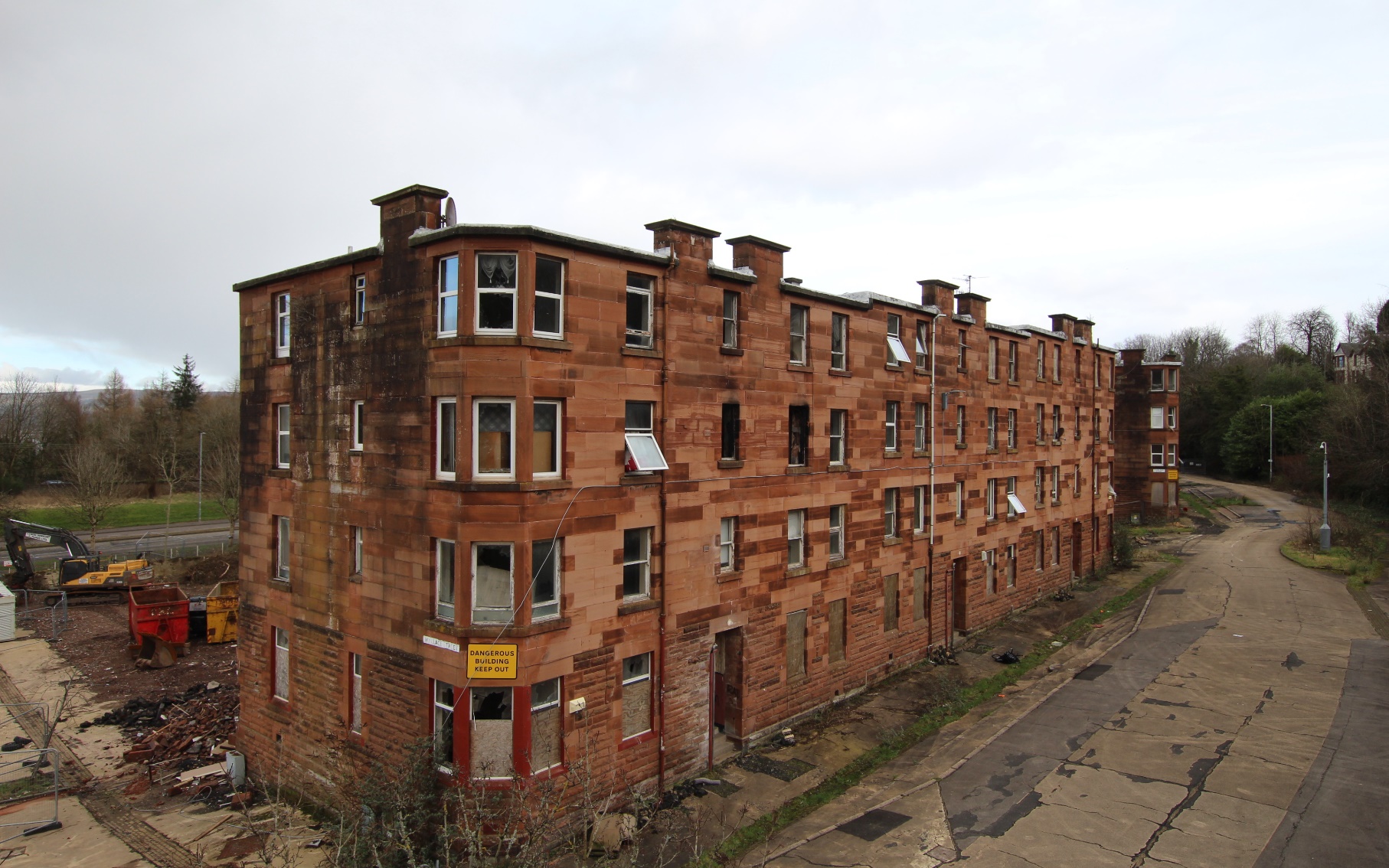 Second phase of Clune Park demolition underway