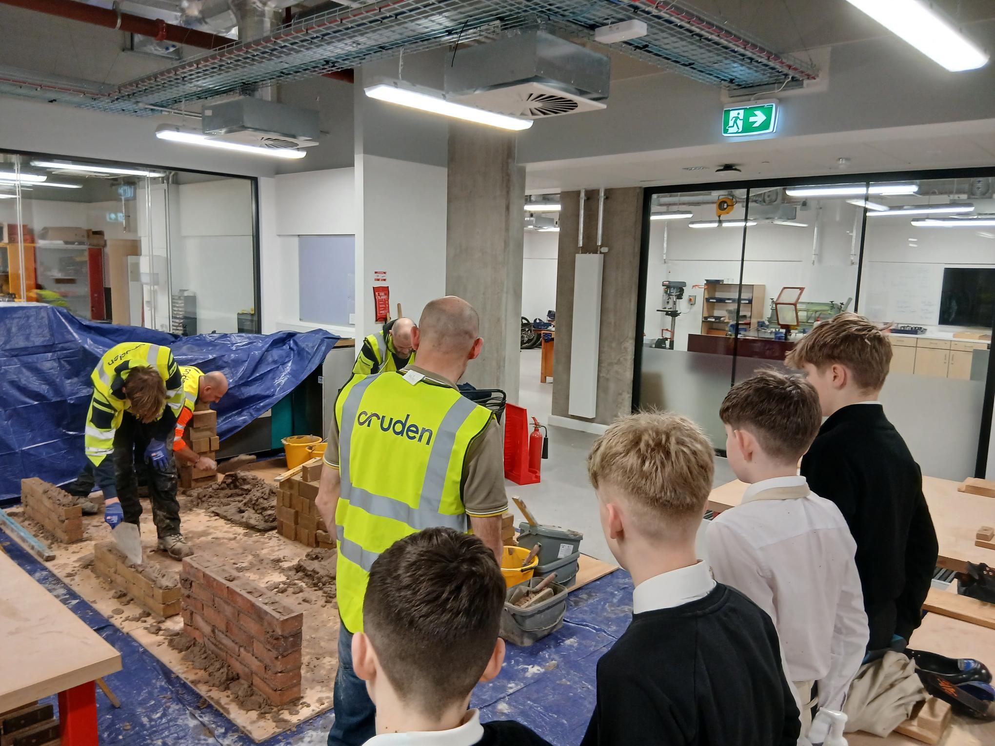 Cruden inspires next generation through bricklaying sessions at Borders high schools