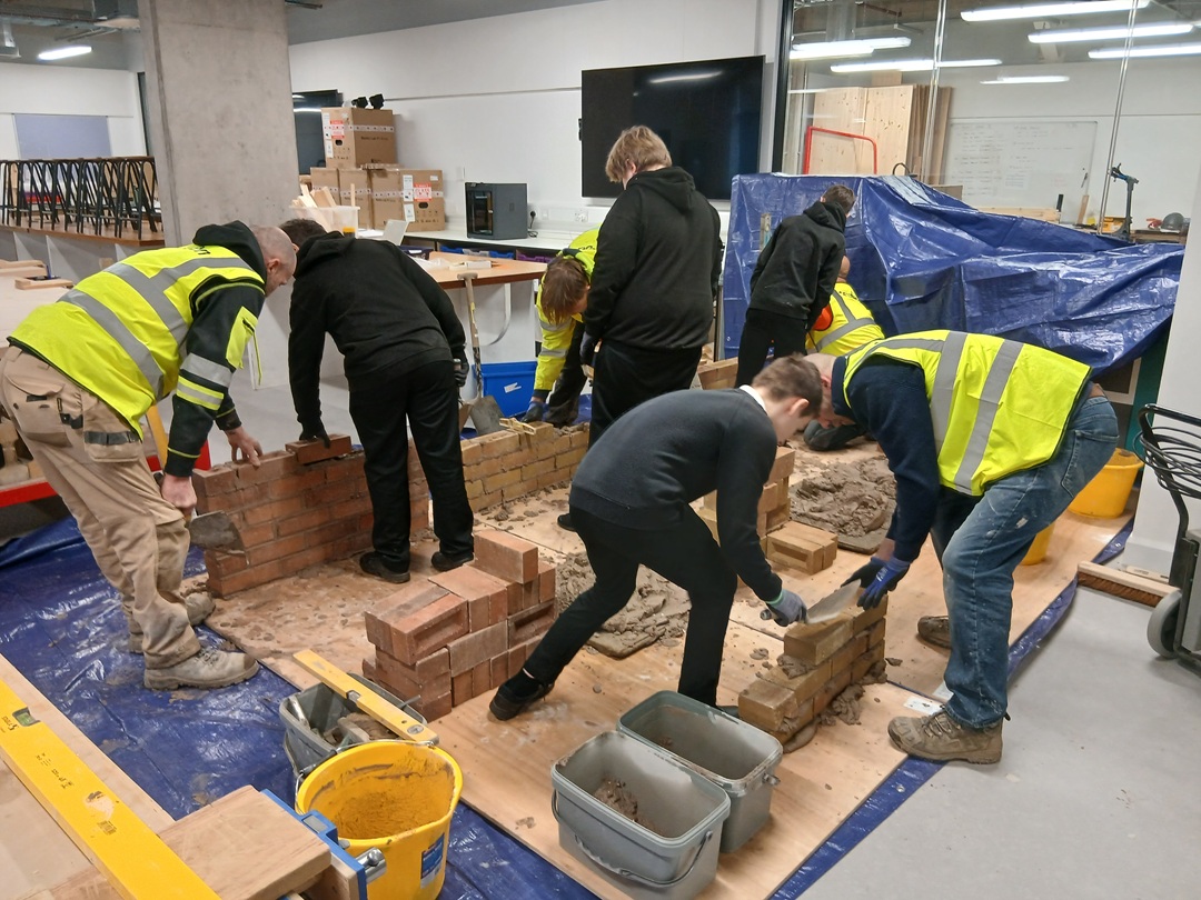 Cruden inspires next generation through bricklaying sessions at Borders high schools