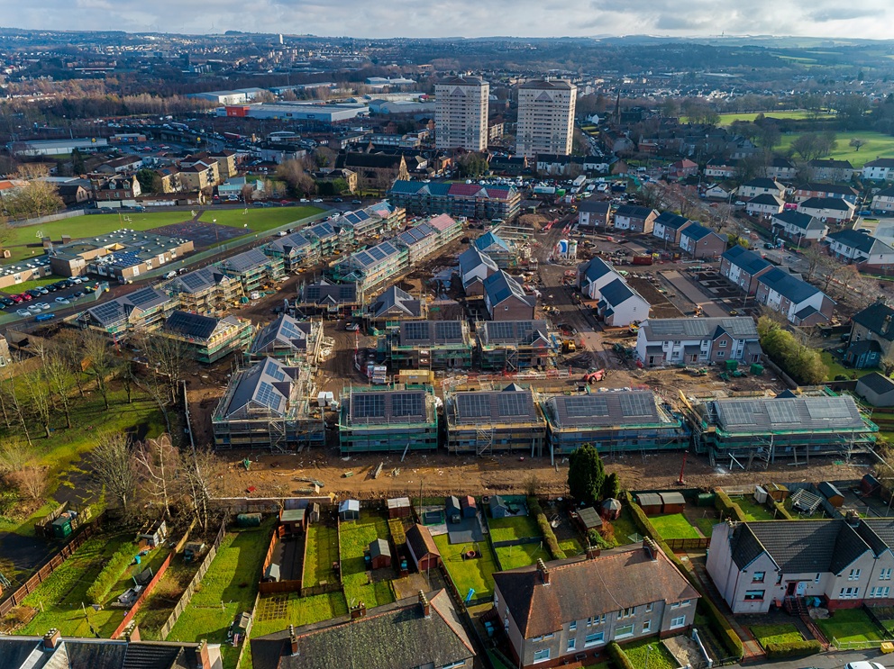 Council housing developments take shape in Coatbridge