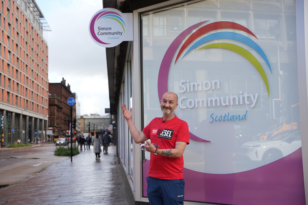 Video: Glasgow man on how Simon Community Scotland helped him rebuild his life
