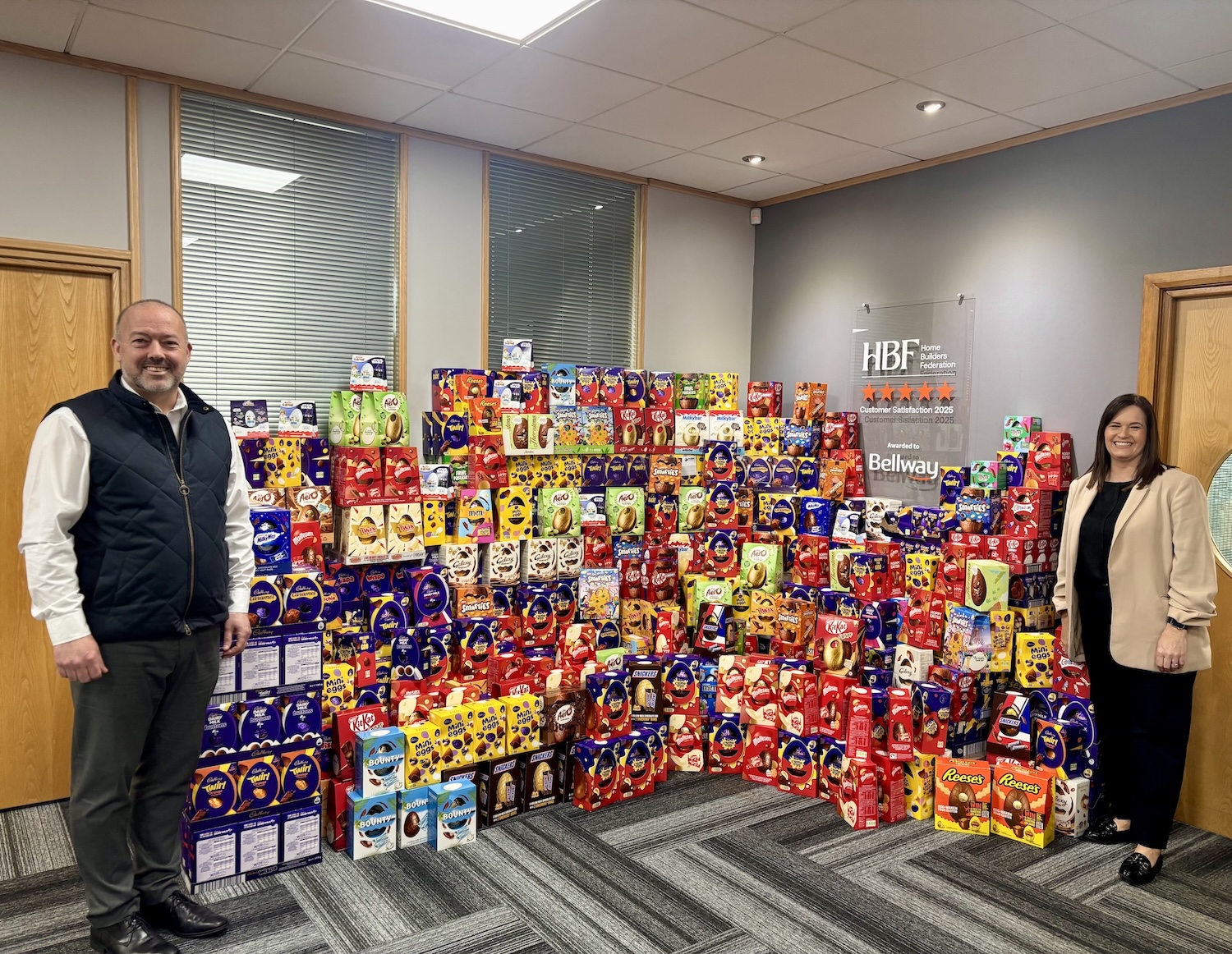 Bellway donates 1,000 Easter eggs to three Glasgow charities
