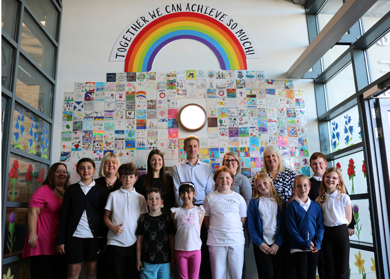 Fife Housing Group unveils colourful community mural