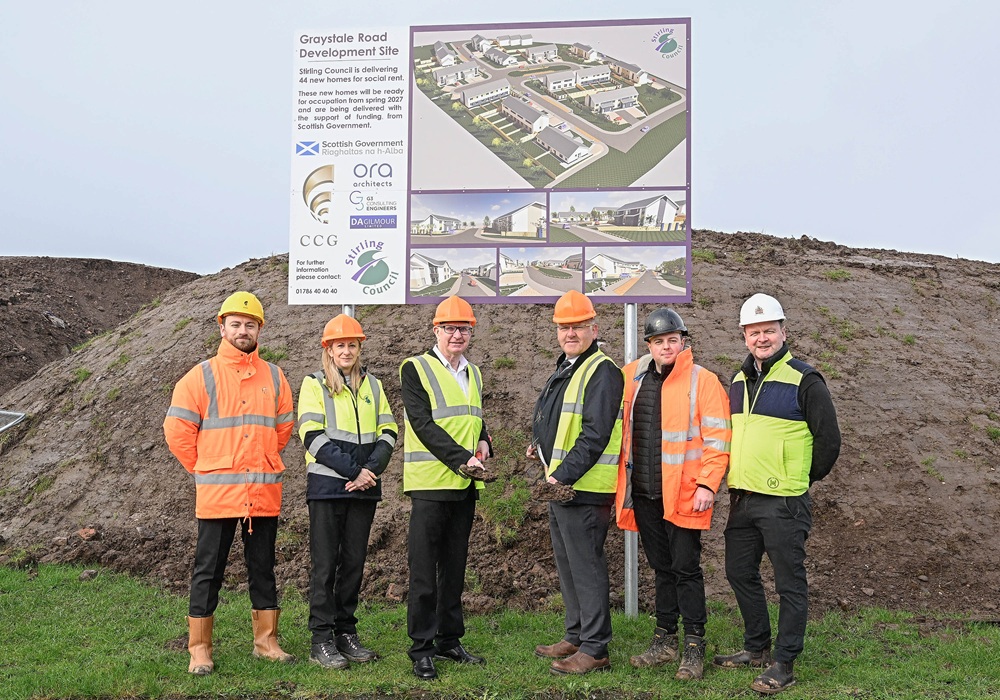Ground broken on new affordable housing site at St Ninians