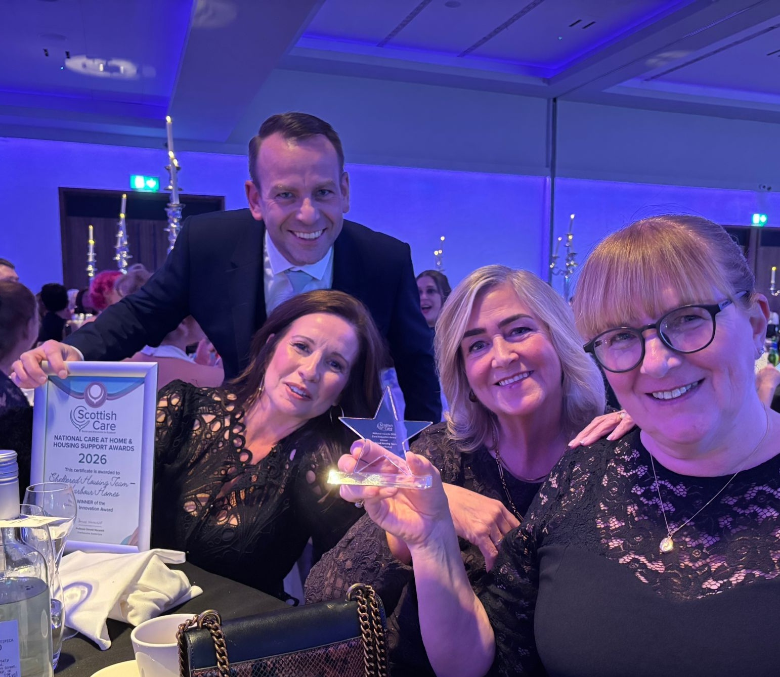 Harbour Homes wins top award at national care awards