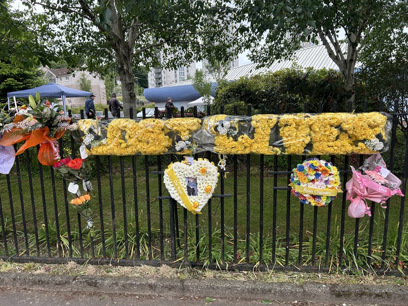 Housing associations support poignant Castlemilk memorial
