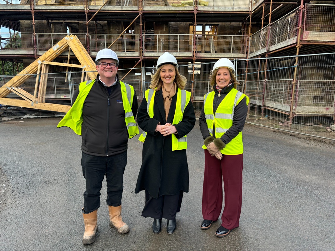 CVHA and Wilson Developments welcome cabinet secretary to Lanark development